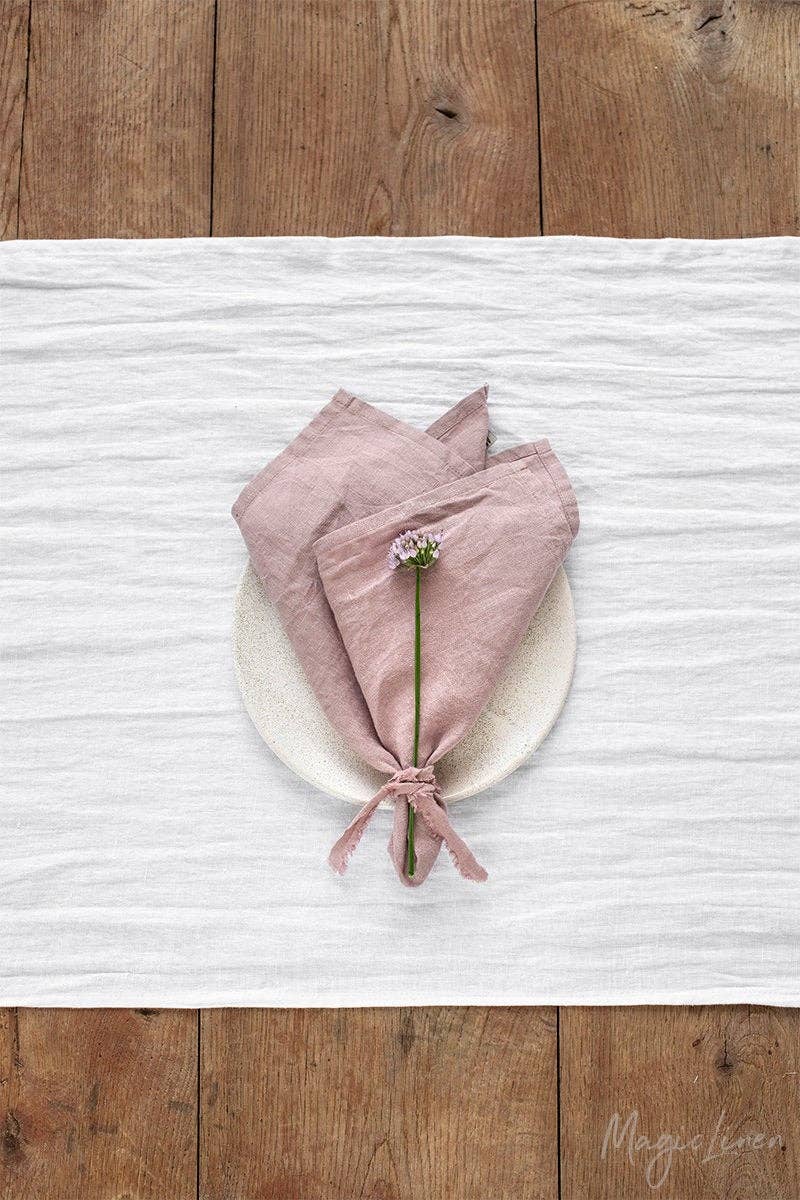 MagicLinen (We handle U.S. import procedures for you) - Wholesale Dinner & Cloth Napkin - Set of 2 linen napkins in various colors | Table decor17