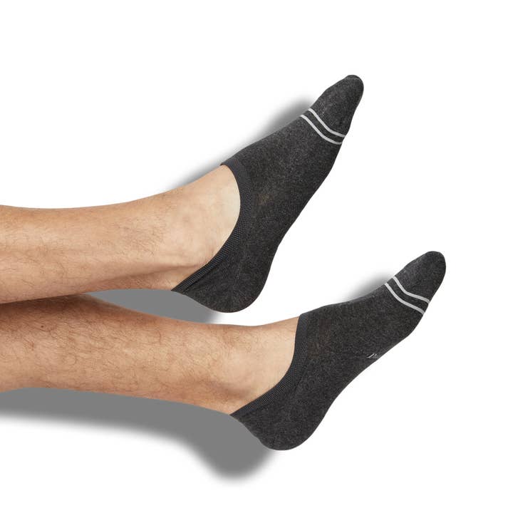 Beau - Antracietkleurige sokken zonder show voor wholesale door DeadSoxy