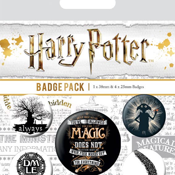 Harry Potter (symbolen) badgepakket voor wholesale door Pyramid International