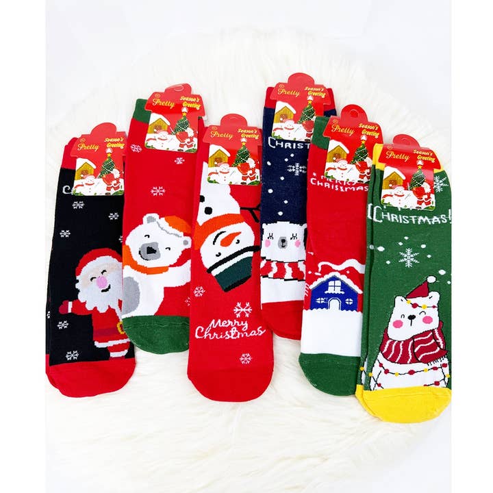 Christmas Theme Socks for wholesale by Love and Repeat