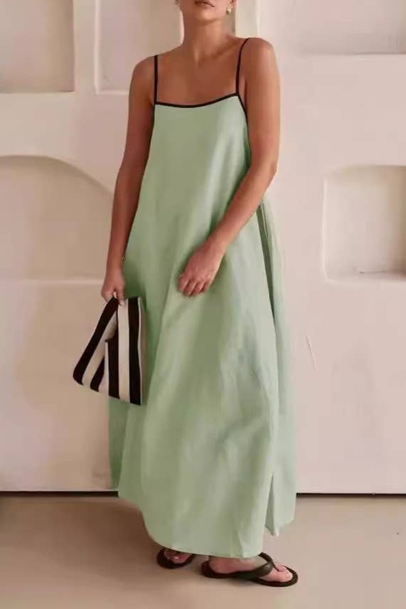 Rosa Clothing - Wholesale Dress - Women's - Minimalism chic vibe Spaghetti straps dress11