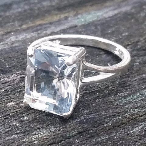 Amy Pfaffman Jewelry – Anel de cocktail/declaração por atacado – Anel de tubo de TV em prata esterlina0