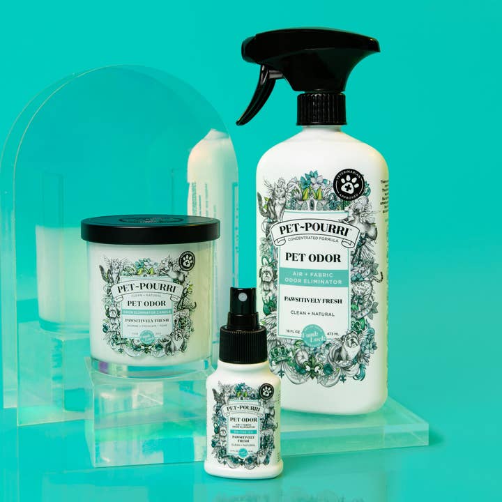 ~Pourri - Wholesale Jar/Filled Candle - Pet~Pourri Pawsitively Fresh 2-in-1 Pet Candle 7.5oz