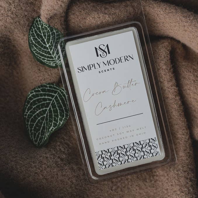 Kakaosmør Cashmere | Kokosnød sojavoks smelte for engroshandel hos Simply Modern Scents