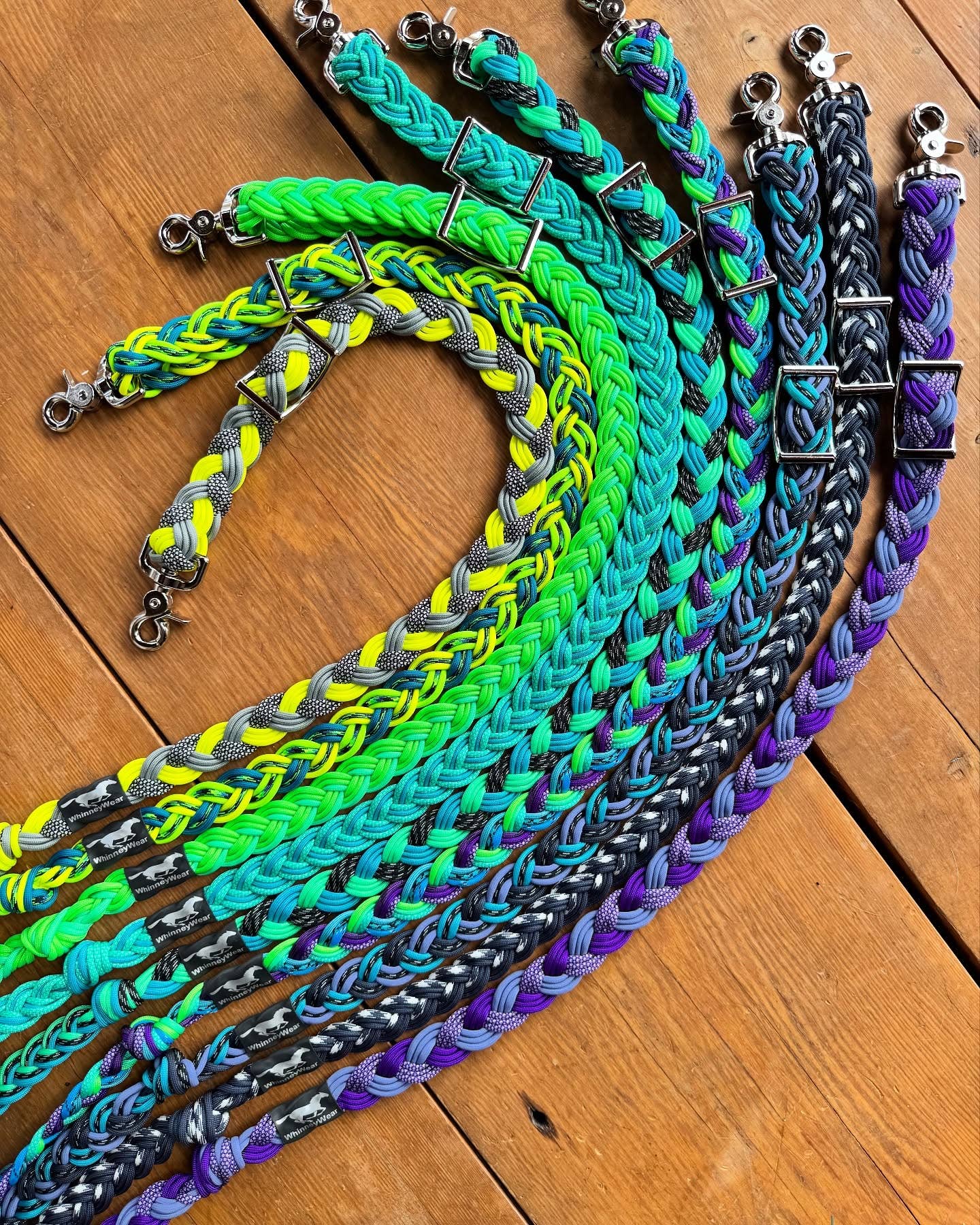 WhinneyWear - Wholesale Horseback Riding Gear - Assorted Braided Reins2