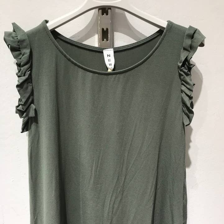 réf 6393 haut volant manche pour la vente par Only Yuan