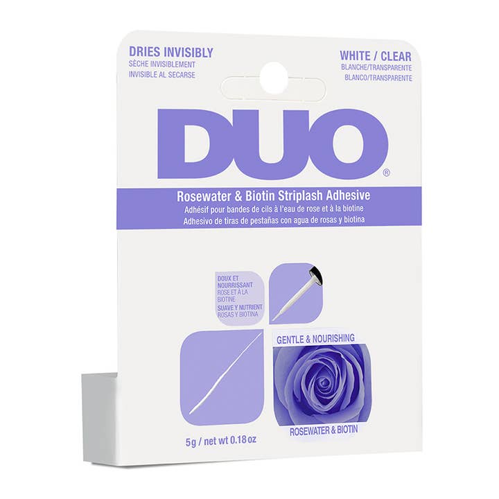 PINEAPPLE Beauty - Wholesale Fake lash applicator - DUO 62196 Rosewater Strip Lash Adhesive White/Clear - 6pc1