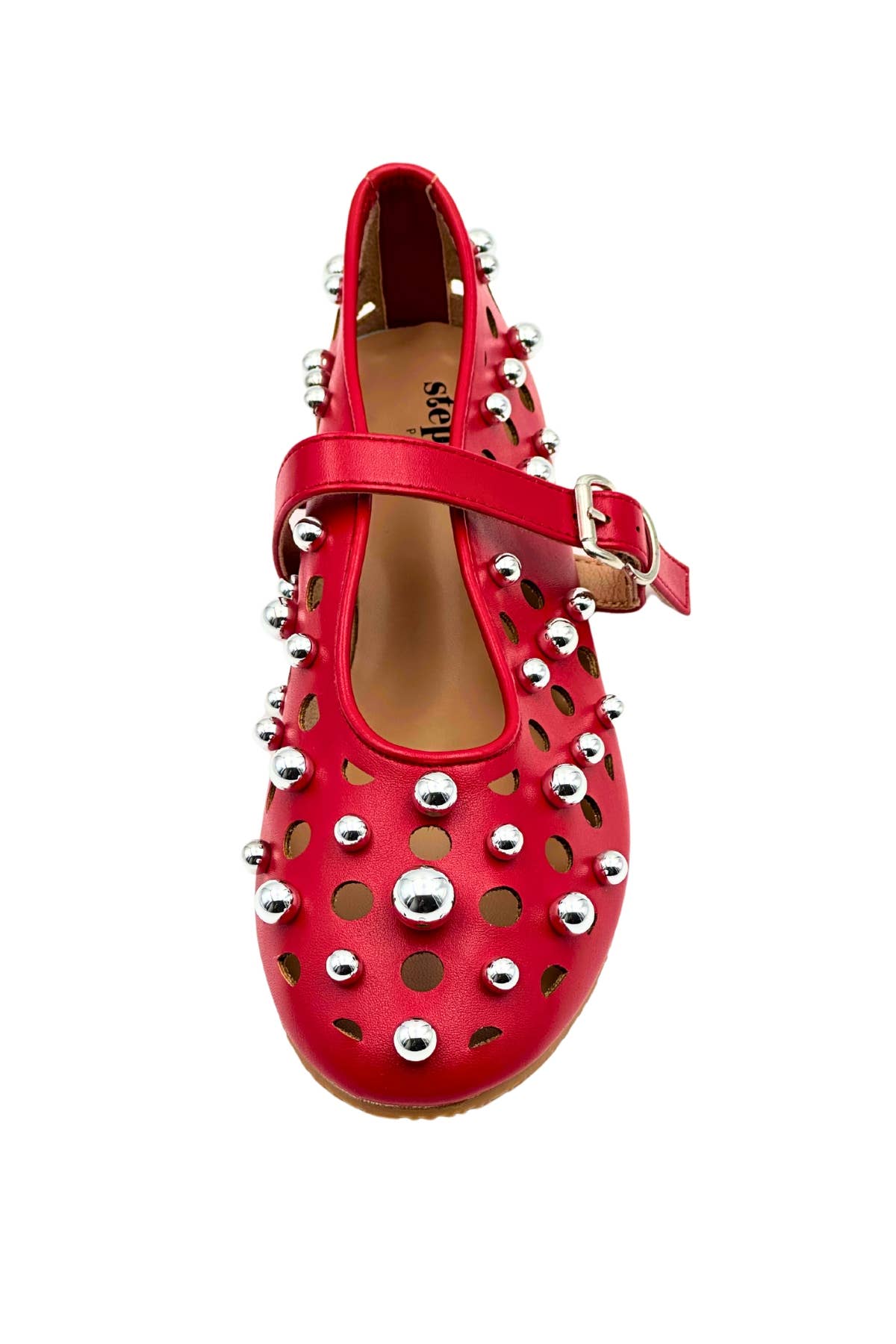 Stephan Paris - Wholesale Flats - Women's - Rock ballerinas with pearl H-1295