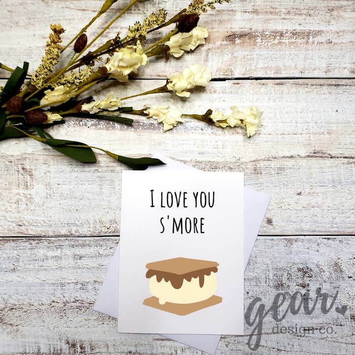 I Love You S'more Card for wholesale by Gearhart Design Co.