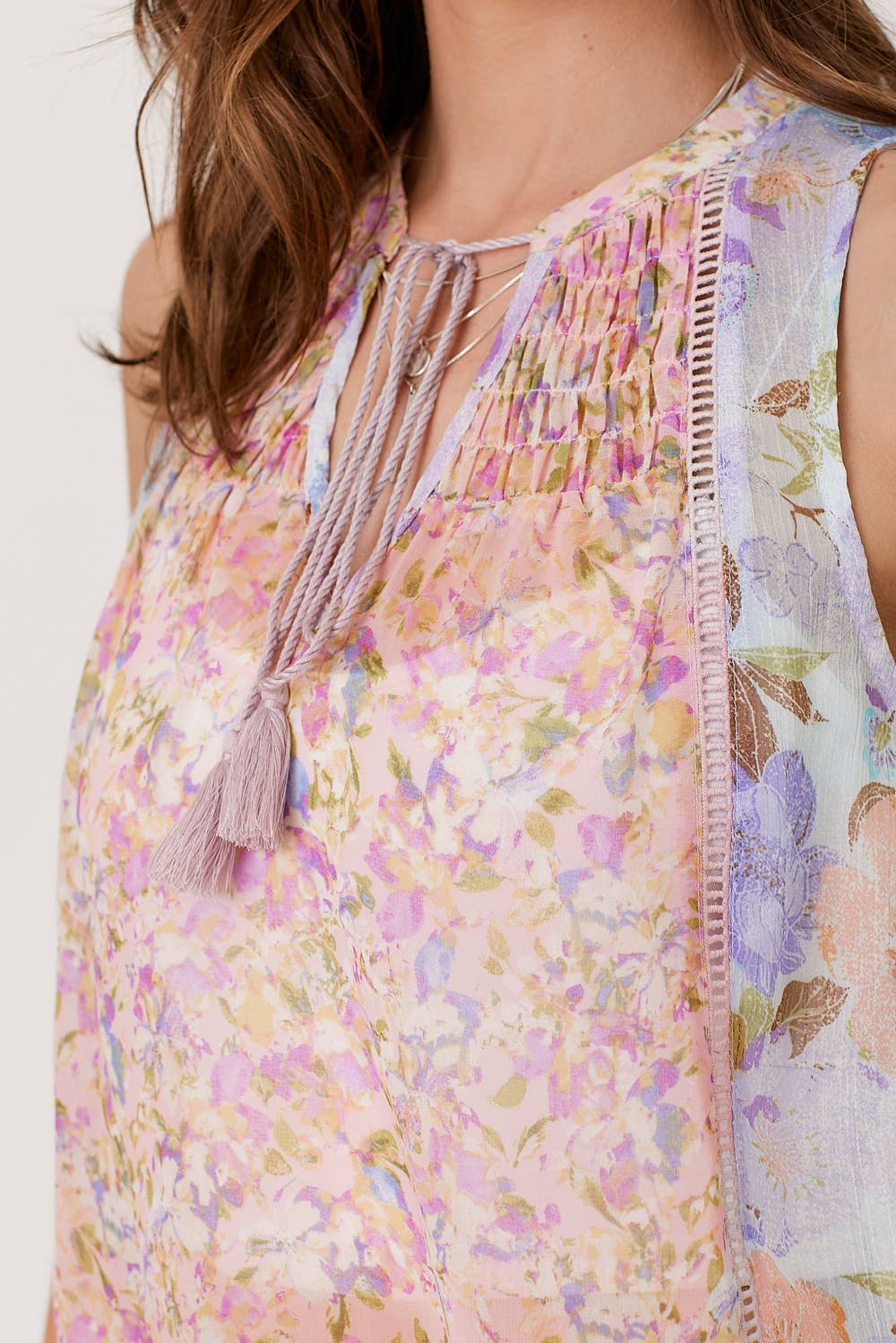 Mystree - Wholesale Blouse - Women's - 60701 Mixed Print Flowy Top13