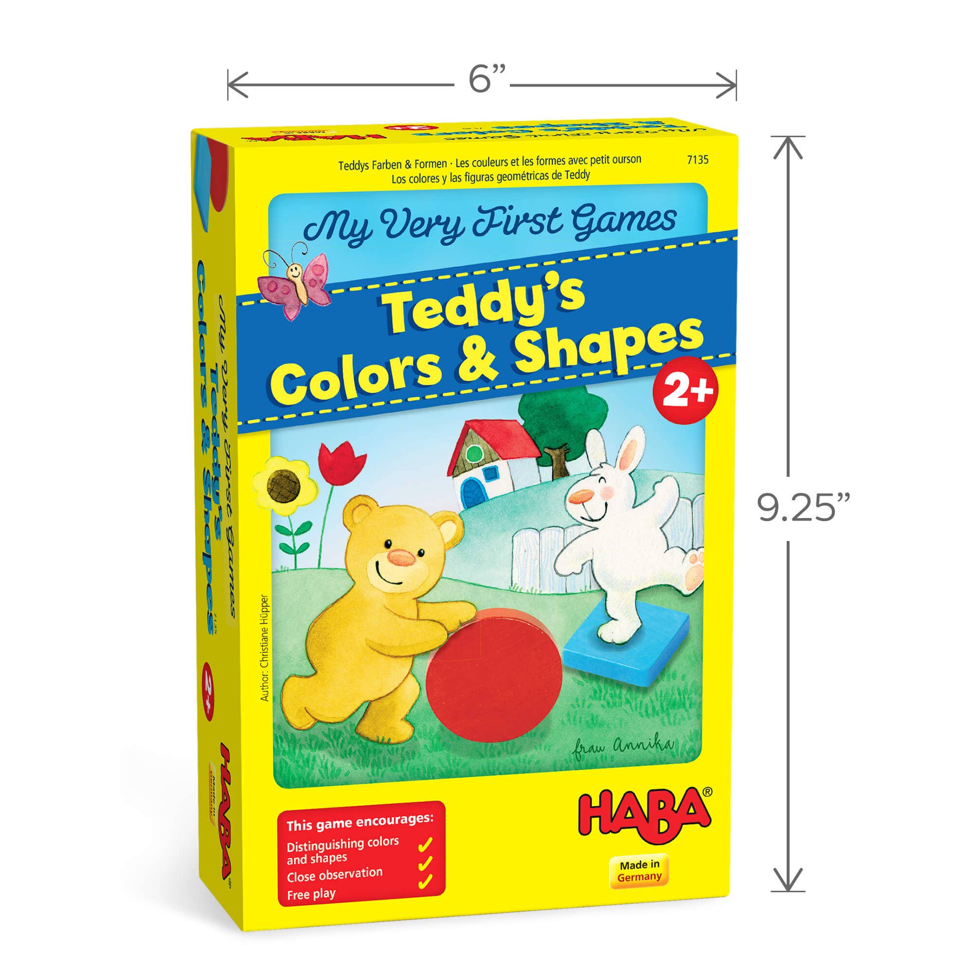 HABA USA - Wholesale Brain Game - Kids - My Very First Games - Teddy's Colors and Shapes8