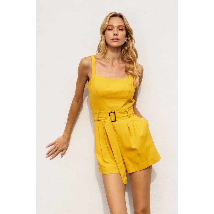 Dress Forum - Venta al por mayor Peto - Mujer - Romper con Cuello Recto y Hebilla Heaven Sent