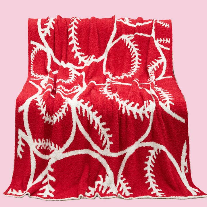 APHISON - Wholesale Throw Blanket - Baseball Half Fleece Blanket3