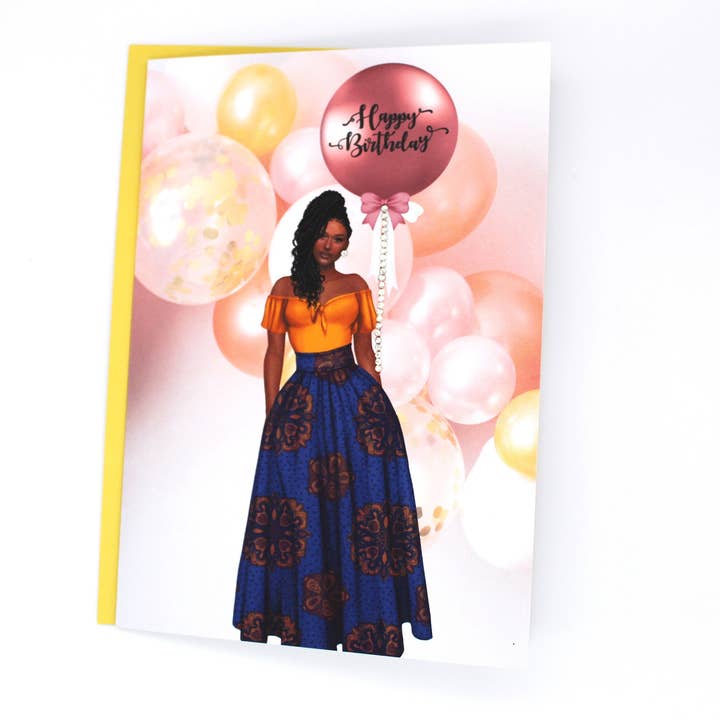 Simply Created - Vente Cartes d'anniversaire - Cartes d'anniversaire afro-américaines, cartes de vœux pour femme noire1
