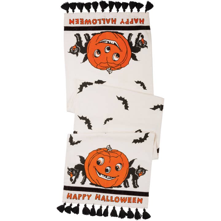 Primitives by Kathy - Wholesale Table Runner - Happy Halloween Table Runner