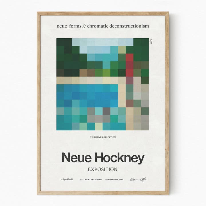 Nya Hockney - konsttryck för wholesale av Reign&Hail
