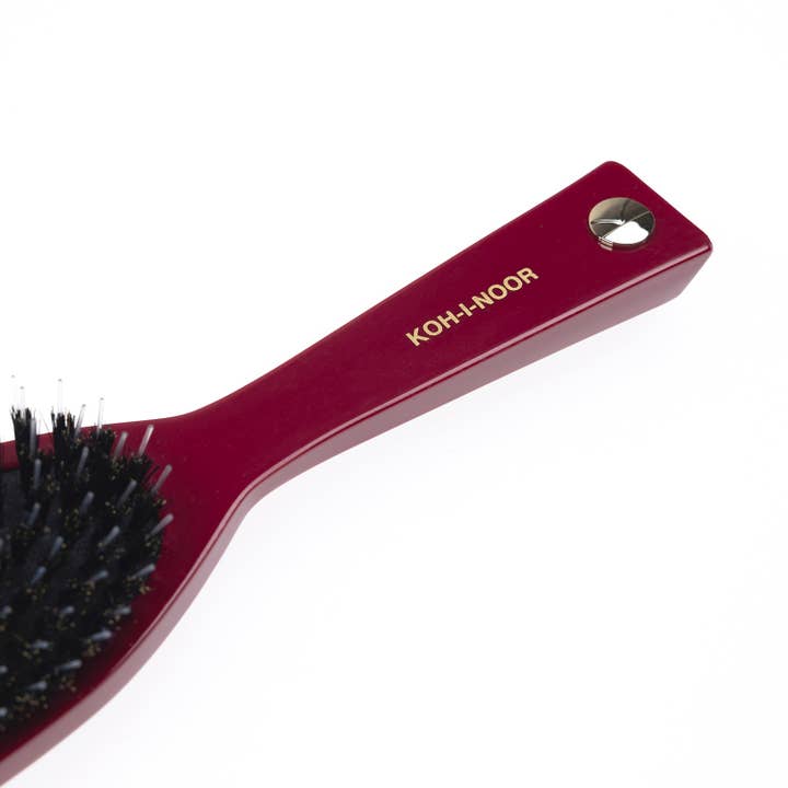 Koh-I-Noor - Wholesale Hair Brush/Comb - Pastel Boar & Nylon Pin Hair Brush - Biodegradable Acetate in 6 Colors32