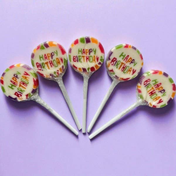 ADG Diffusion - Wholesale Lollipop - ROCK “HAPPY BIRTHDAY” LOLLIPOPS - Display of 100 lollipops2