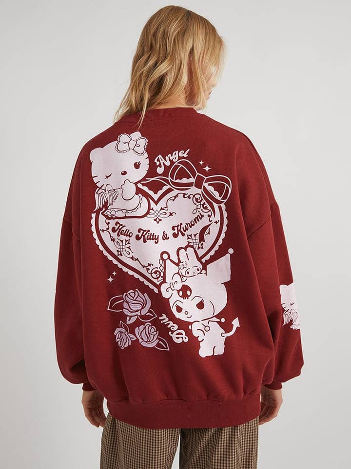 Hello Kitty x Skinnydip Kuromi Sweatshirt für den Großhandel von Skinnydip London