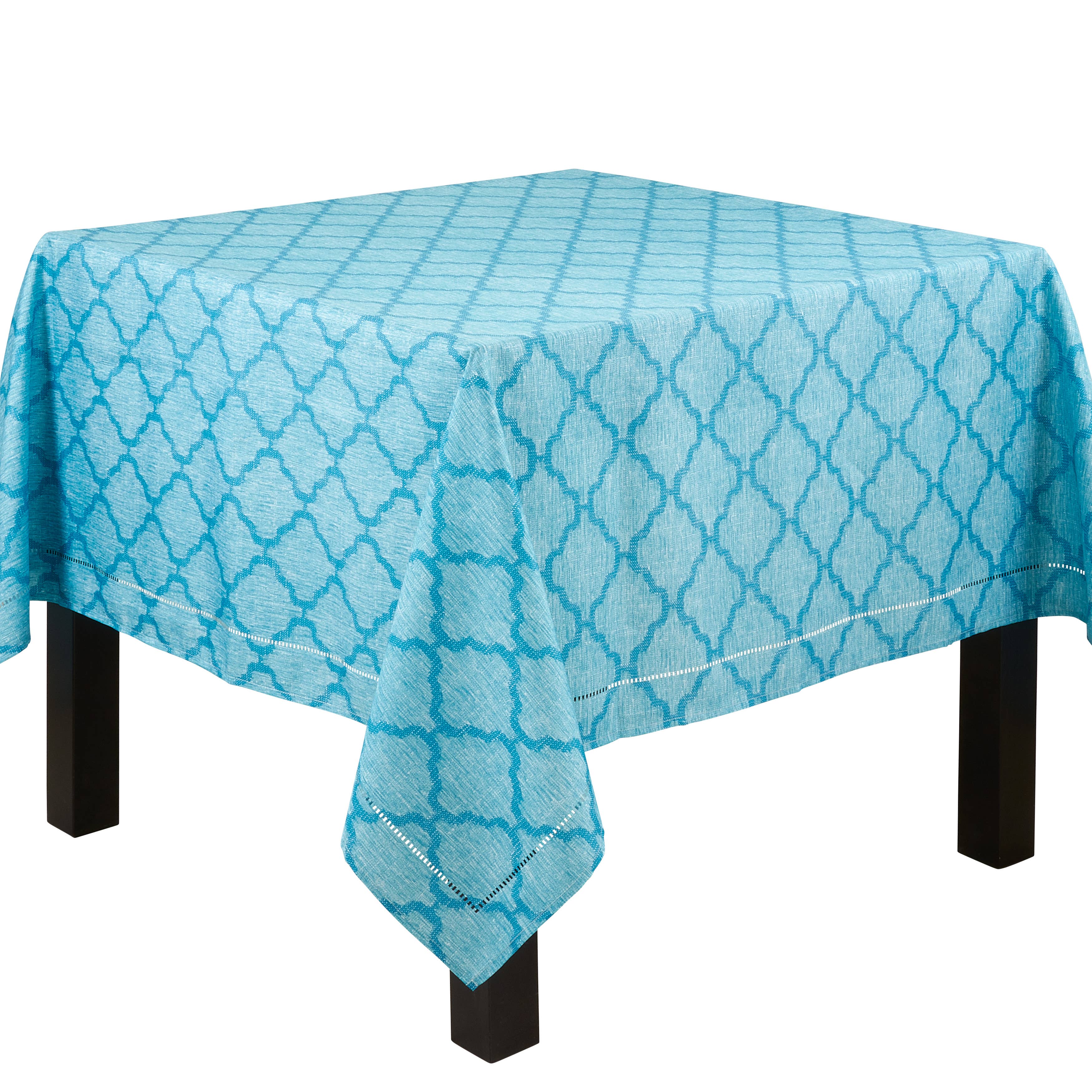 Saro Lifestyle - Wholesale Tablecloth - Moroccan Laser-Cut Hemstitch Tablecloth7