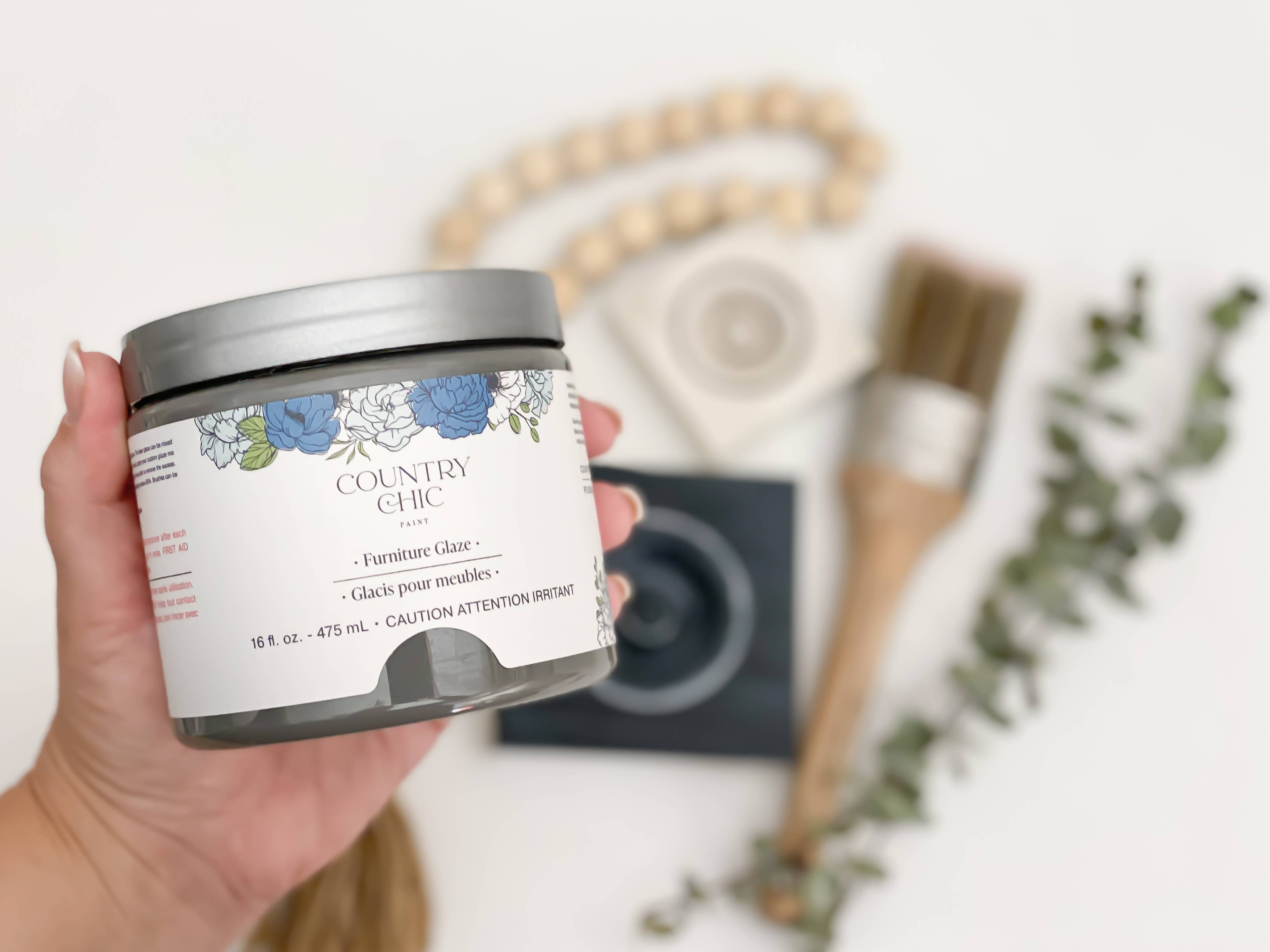 Country Chic Paint - Vente Matériels de bricolage - Glaçage de meubles en ardoise3