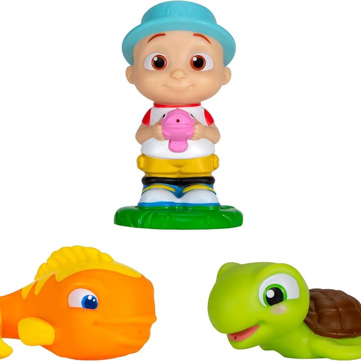 Infinite Basics - Wholesale Bath Toy - Baby - CoComelon 3-Pack Bath Squirter Toys - Fun and Colorful Water2