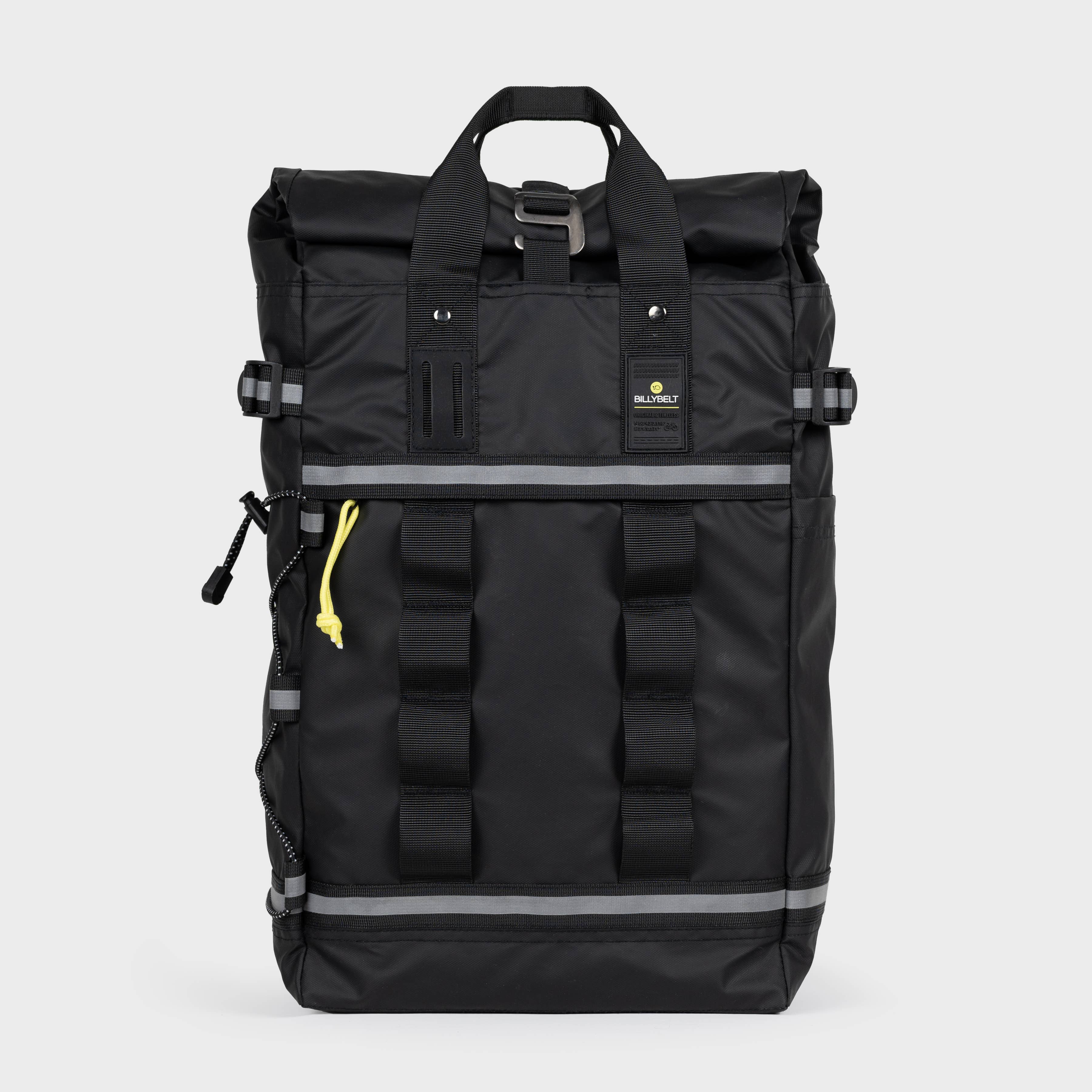 BILLYBELT - Wholesale Backpack - Unisex - Roll-top waterproof backpack - Black