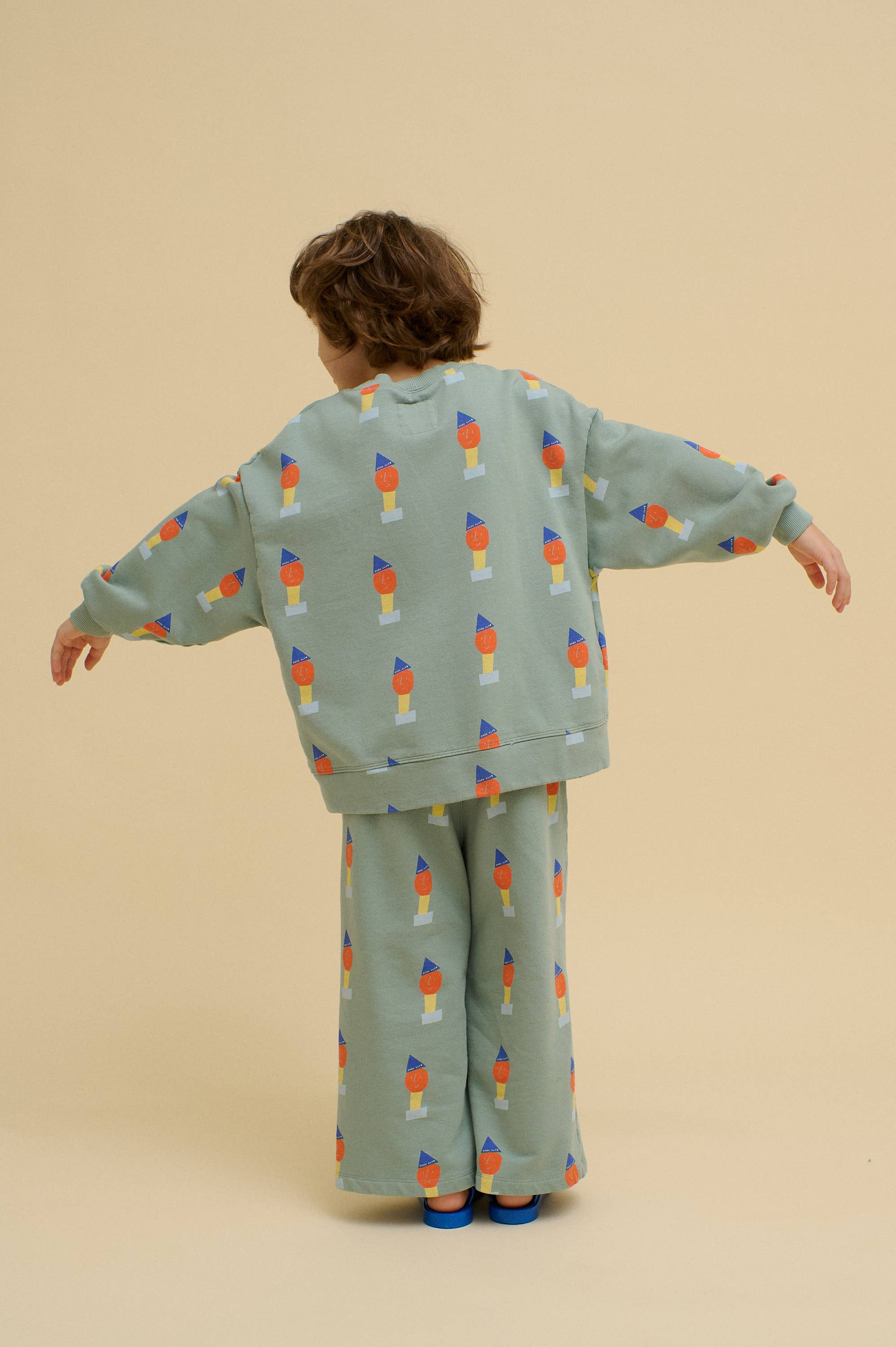 Green PLAYFUL WIDE PANTS for wholesale on Faire2