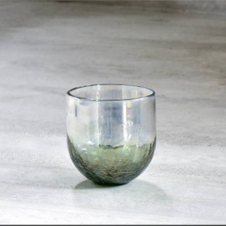 Noah Decoration - Wholesale Vase - Gradient Ice Crack cylinder glass vase1