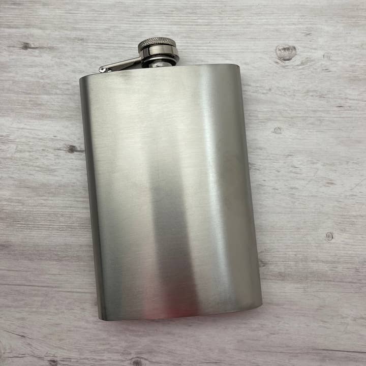 Hazel Grove Customs - Wholesale Flask - Blank Stainless Steel Flask, 8 oz Flask