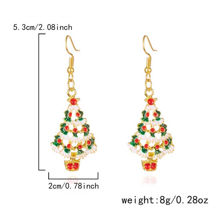 DOUBLJU - Wholesale Dangle Earrings - VERSATILE CHRISTMAS-THEMED EARRINGS_CWAJE0575314