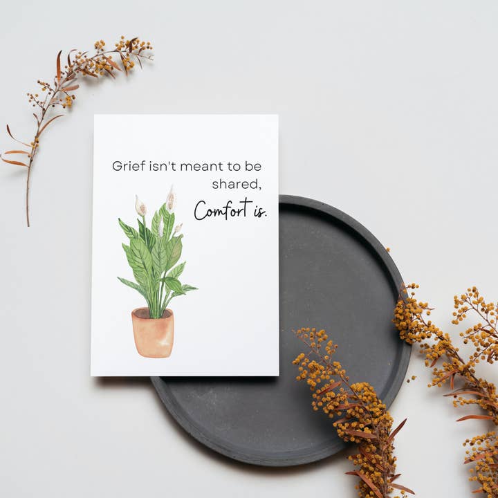 Grief Card | Comfort Card | Thinking of You Card | Empathy for wholesale by Butterflies + Halos