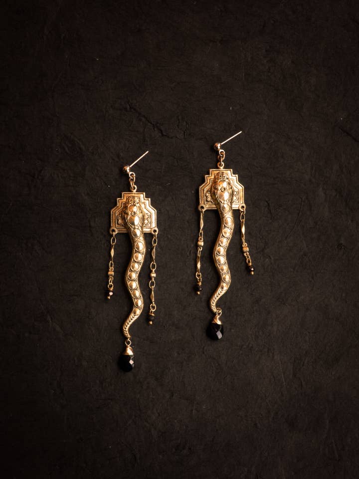 Serpent Gate Earrings for wholesale by Trollbinde