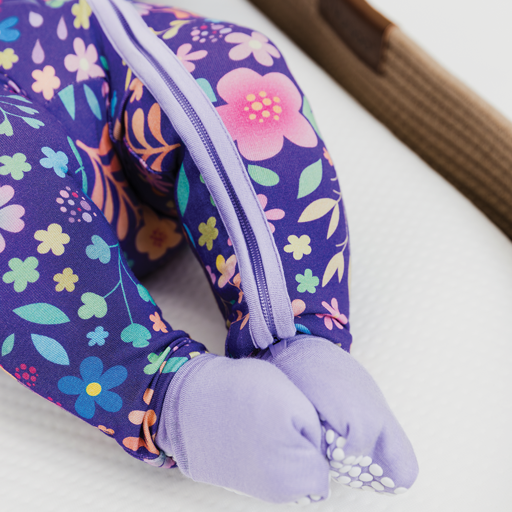 Bam & Stitch - Wholesale Sleepsuit - Baby - Orchid Gardens Convertible4