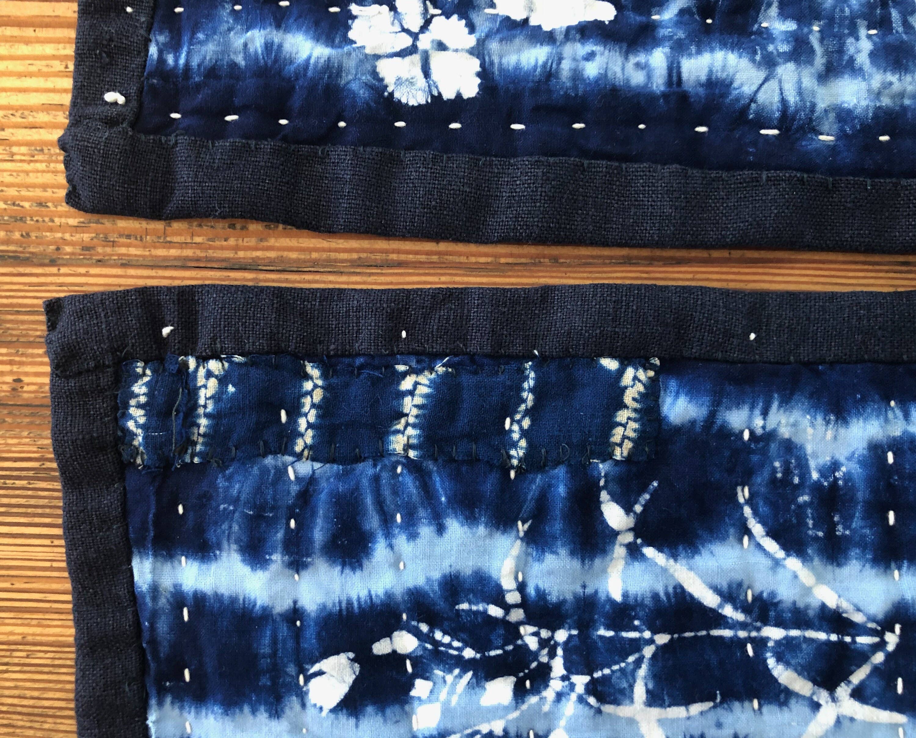 JoanR - Wholesale Placemat - Dianthus Shibori set van 4 Zokin Matten #48: Japanse Zokin Mat6