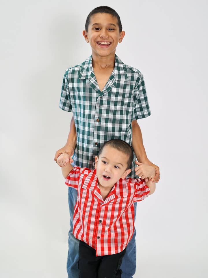 The Keiki Dept – wholesale Skjortor – Barn – Palaka Aloha-skjorta