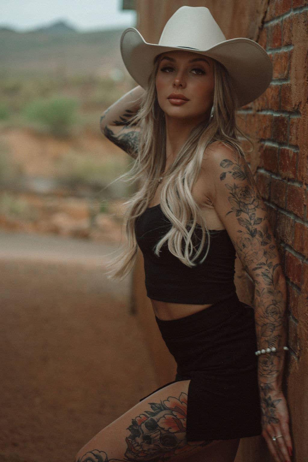 American Hat Makers - Venta al por mayor Sombrero cowboy - Unisex - Sombrero Vaquero Western de Lona y Algodón - Estilo Pioneer33