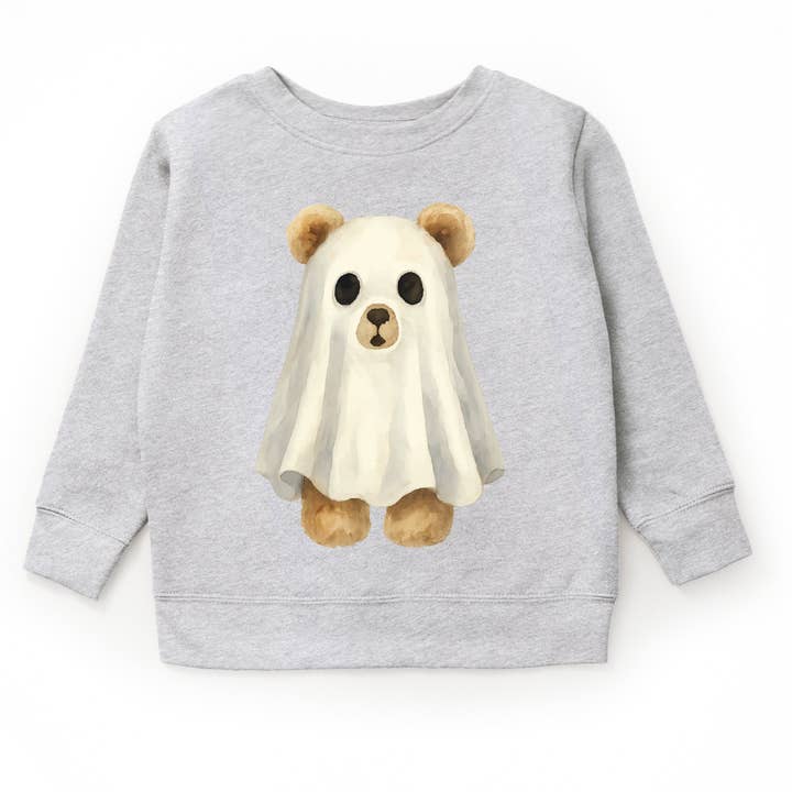 Akvarel Spøgelsesbjørn - Børne Småbørnssweatshirt og Børne Ungdomssweatshirt for engroshandel hos The Juniper Shop Wholesale