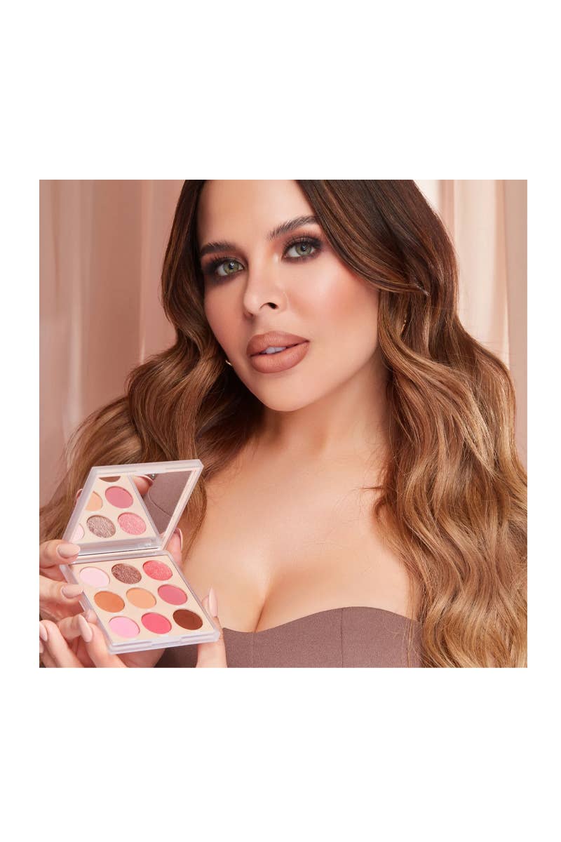 PINEAPPLE Beauty - Wholesale Eyeshadow Palette - Beauty Creations NEX-9B Nude X Mini Shadow Palette - 12pc5