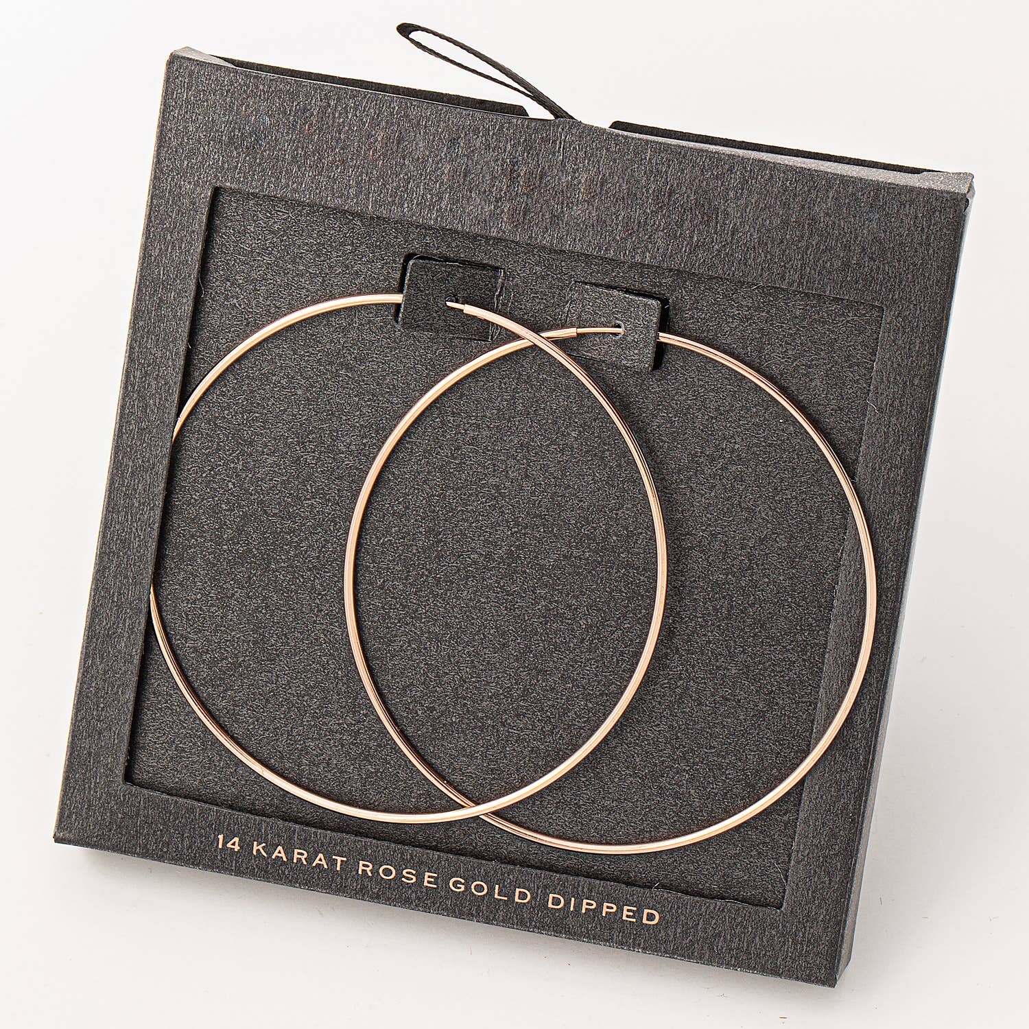 Fame Accessories – wholesale Hoop-örhängen – Secret Box tunna örhängen med 60 mm ringar doppade i guld2