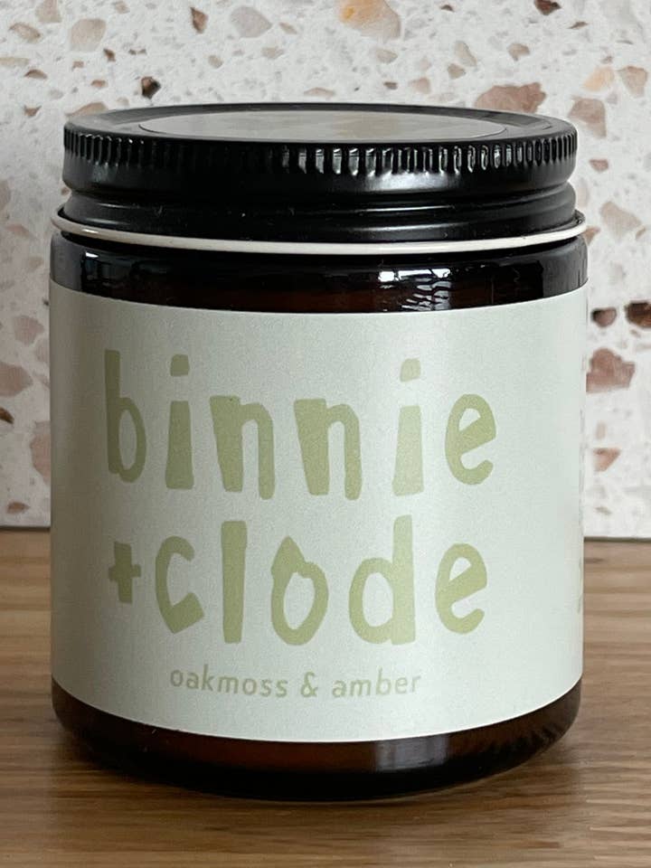 Oakmoss & Amber Candle - 4 Ounce for wholesale by Binnie & Clode Co.