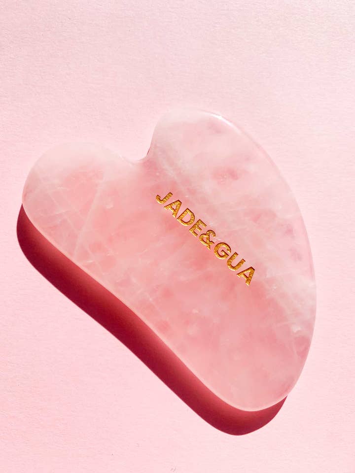 Princess Rose Quartz Gua Sha for wholesale by Jade&Gua