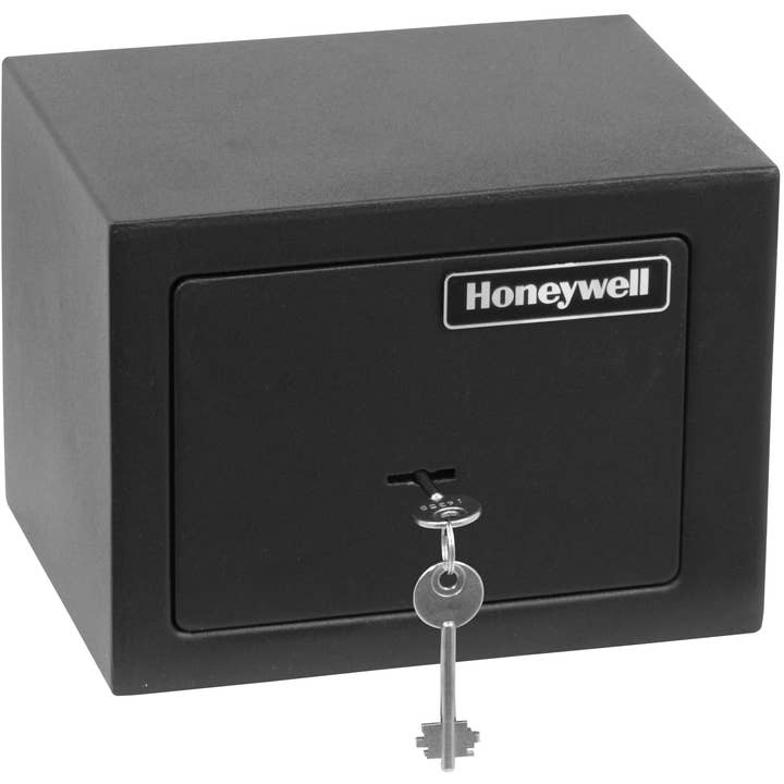 Honeywell Small Key Lock Security Safe 0.19 cf, 5002 Black for wholesale on Faire