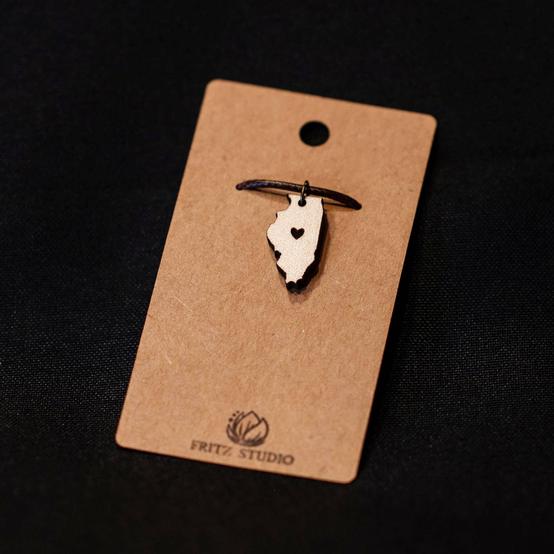 Fritz Studio - Wholesale Pendant/Charm Necklace - Illinois Necklace0