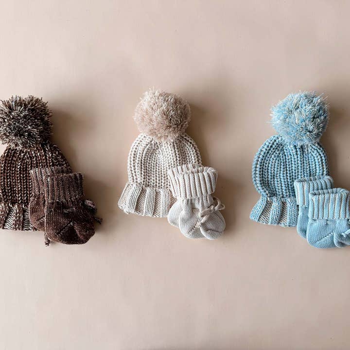 FRECKLES the label - Wholesale Beanie – Kids - Chunky Cotton Beanie | Sky1