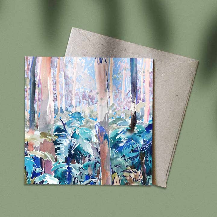 Biglietto di Auguri 'Vecchi Amici' per la vendita all'ingrosso da parte di Natalie Martin | Australian Watercolour Artist