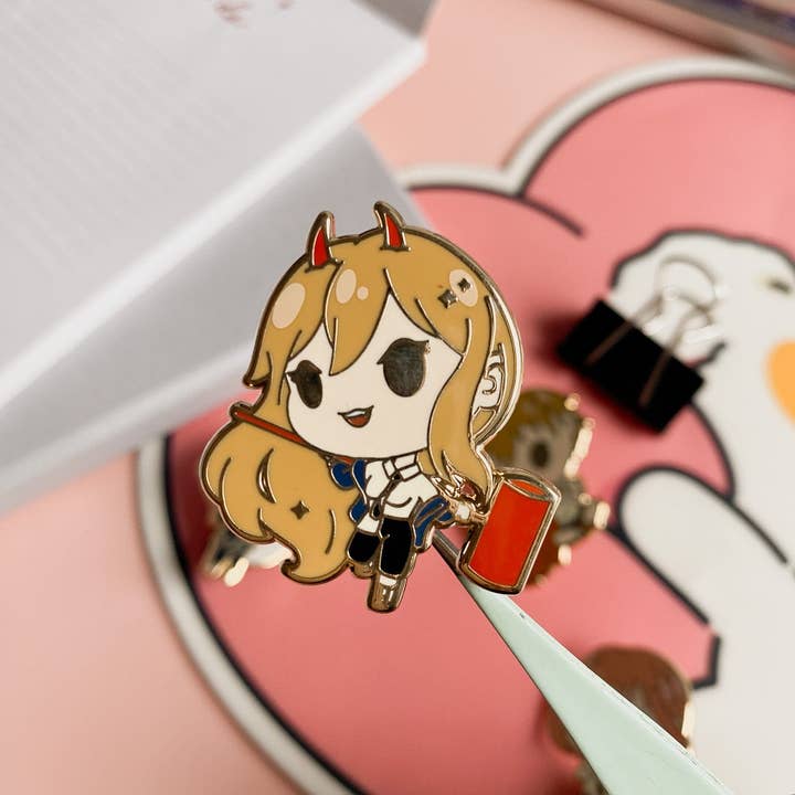 stickersbysuzie - Wholesale Lapel pin/button - Saw Devil Chibi Anime Pins1