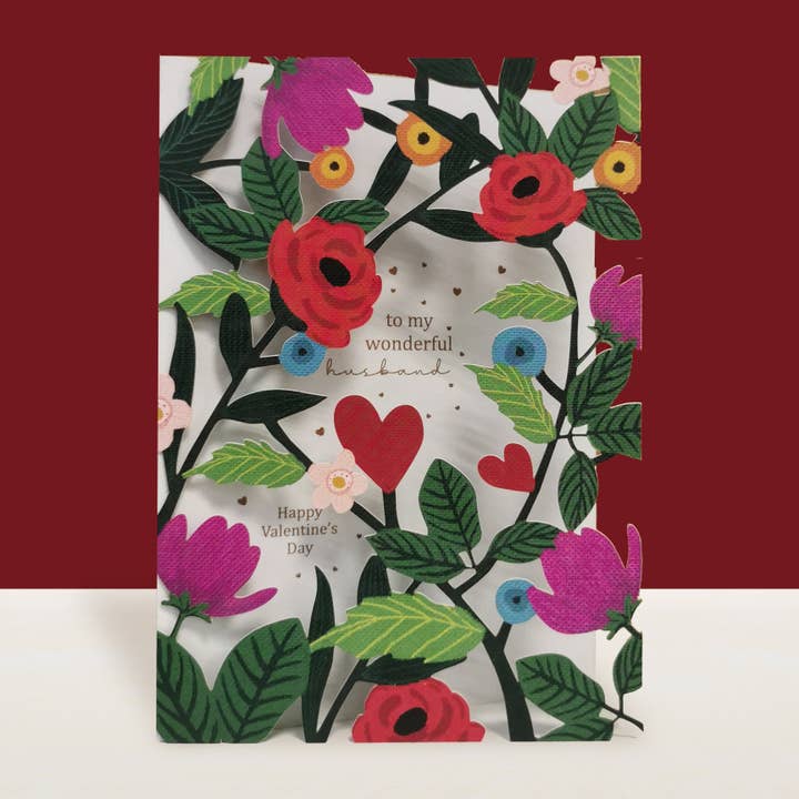 AL148 Fijne Valentijnsdag Echtgenoot Kaarten (6-Pack) voor wholesale door Alljoy Design