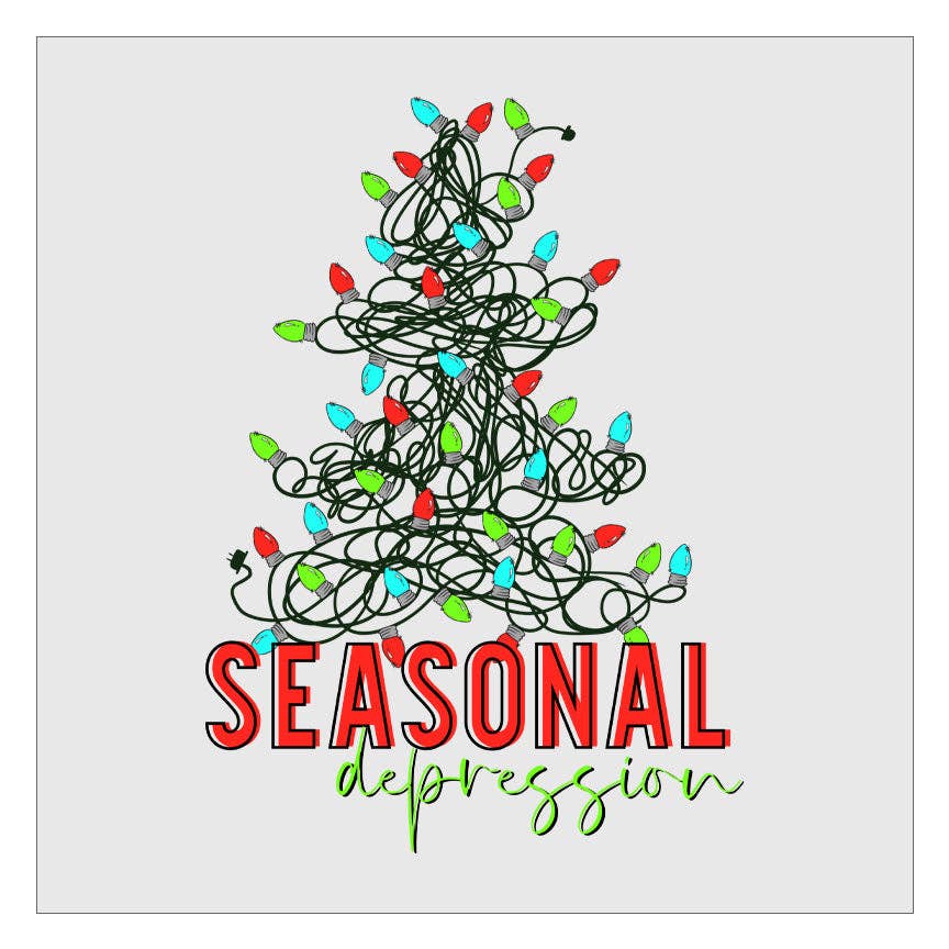 Flawless Transfers - Wholesale Sublimation Transfer - Seasonal Depression DTF Transfer0