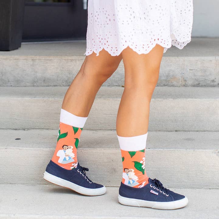 Sock Religious - Wholesale Socks - Unisex - St. Gianna Molla Adult Socks6